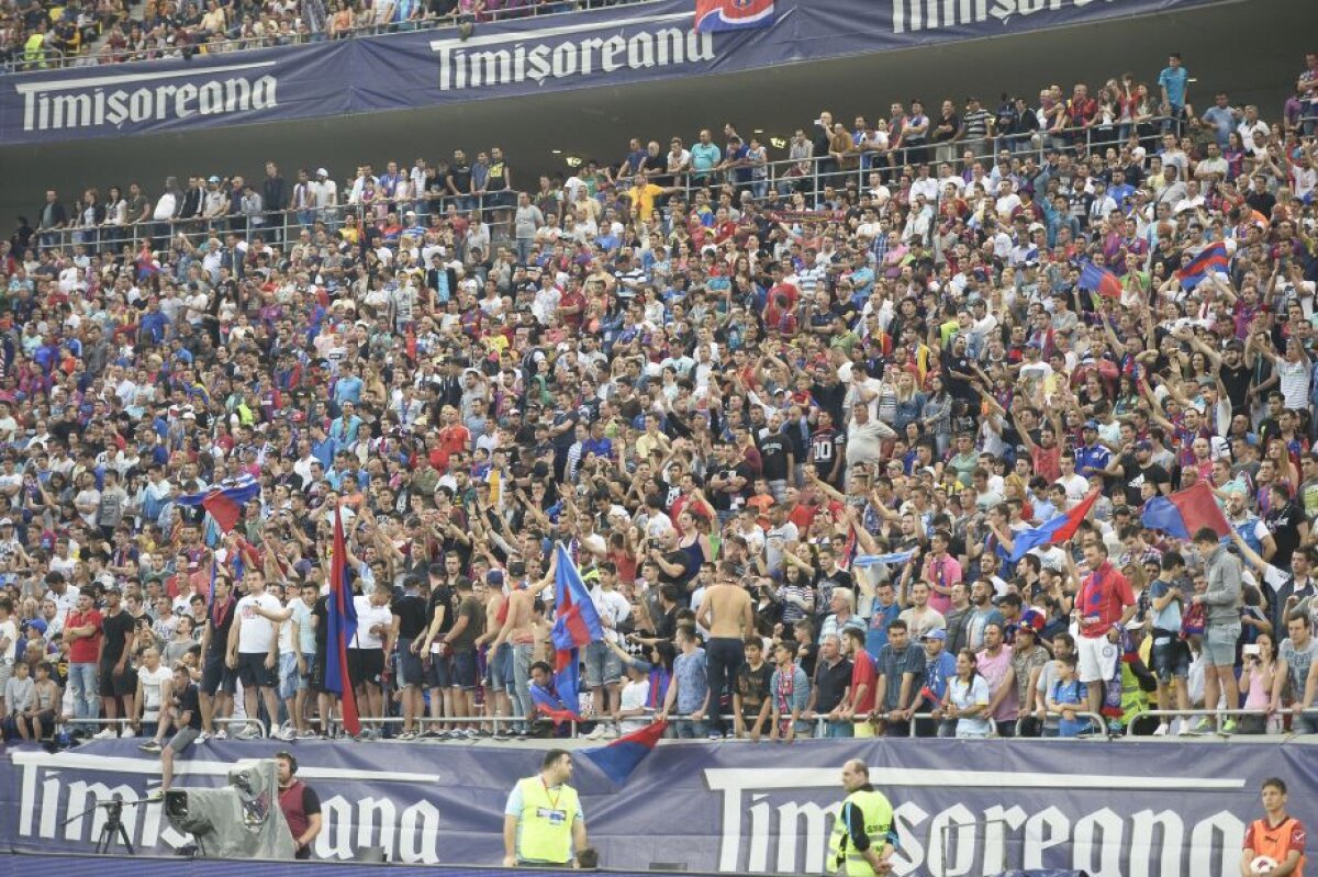 FOTO Întoarcerea acasă » Steaua a jucat din nou pe Arena Națională în fața a peste 40.000 de spectatori