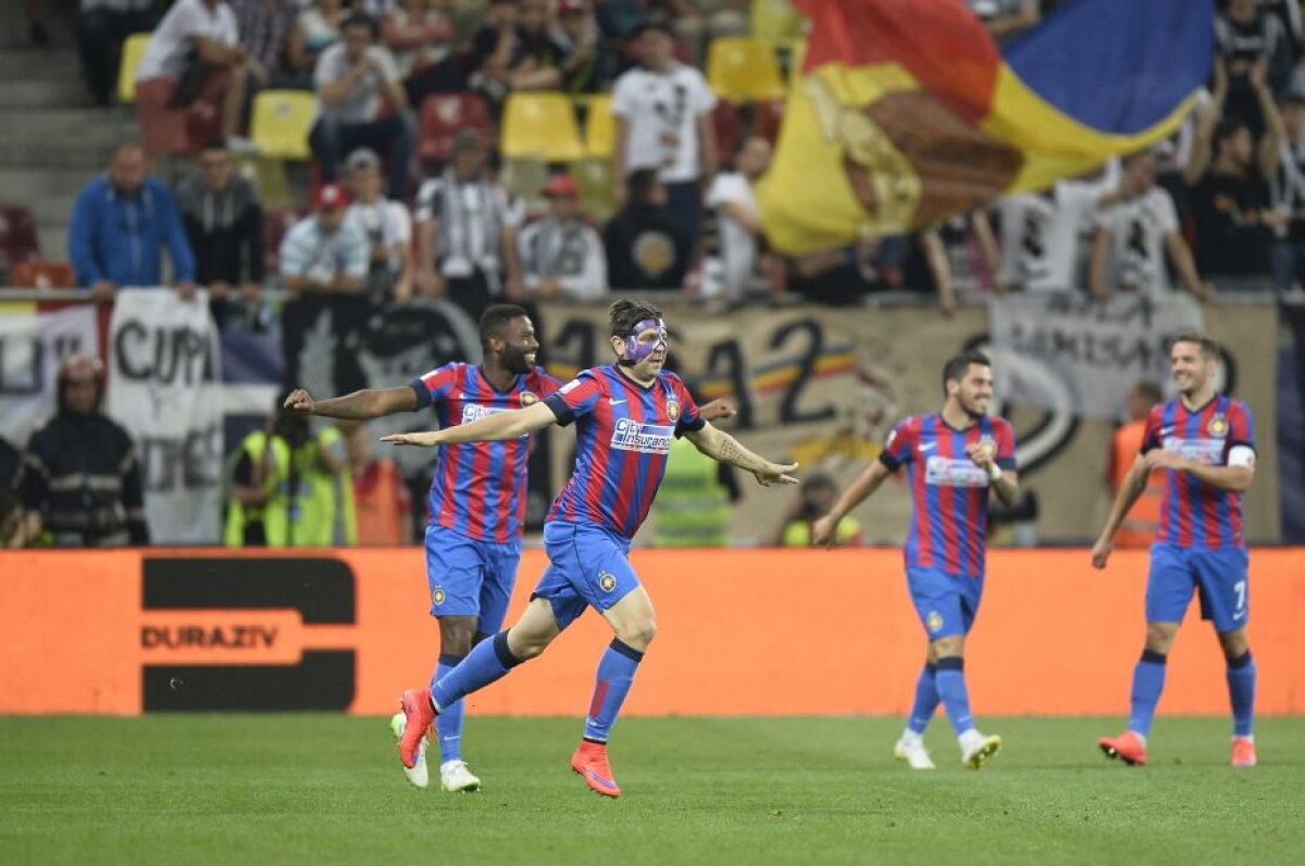 FOTO Să faci ce face Popa! Steaua a cîștigat și Cupa României, după 3-0 cu U Cluj