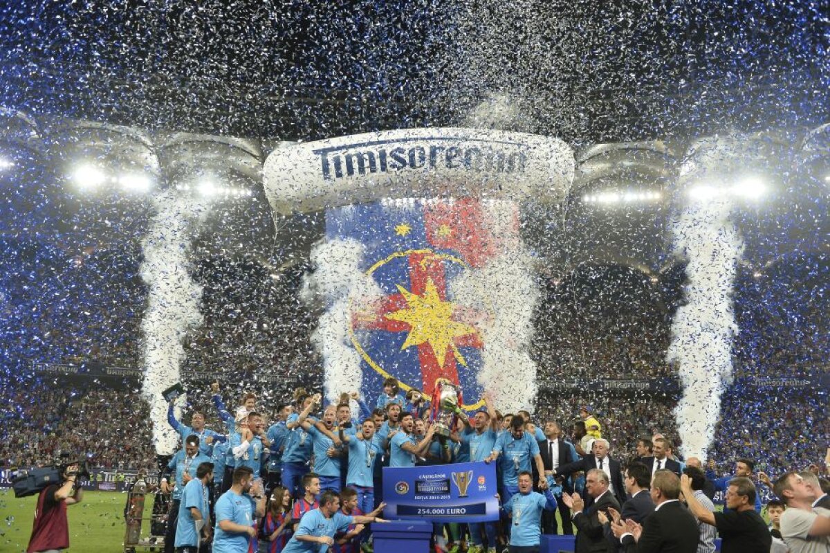 FOTO Să faci ce face Popa! Steaua a cîștigat și Cupa României, după 3-0 cu U Cluj