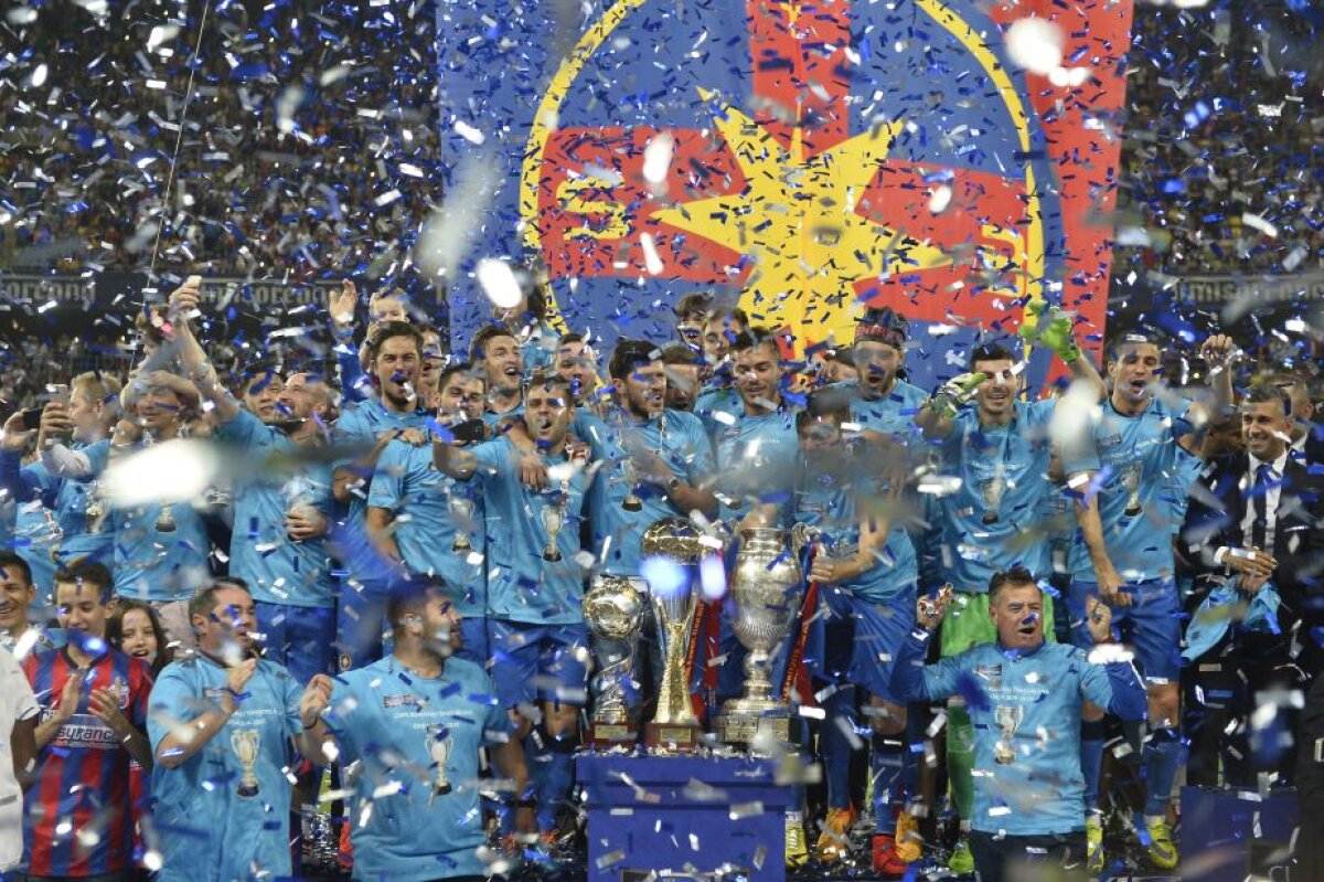 FOTO Să faci ce face Popa! Steaua a cîștigat și Cupa României, după 3-0 cu U Cluj