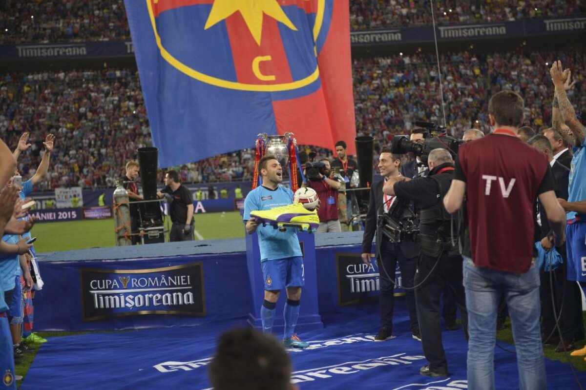 FOTO Să faci ce face Popa! Steaua a cîștigat și Cupa României, după 3-0 cu U Cluj