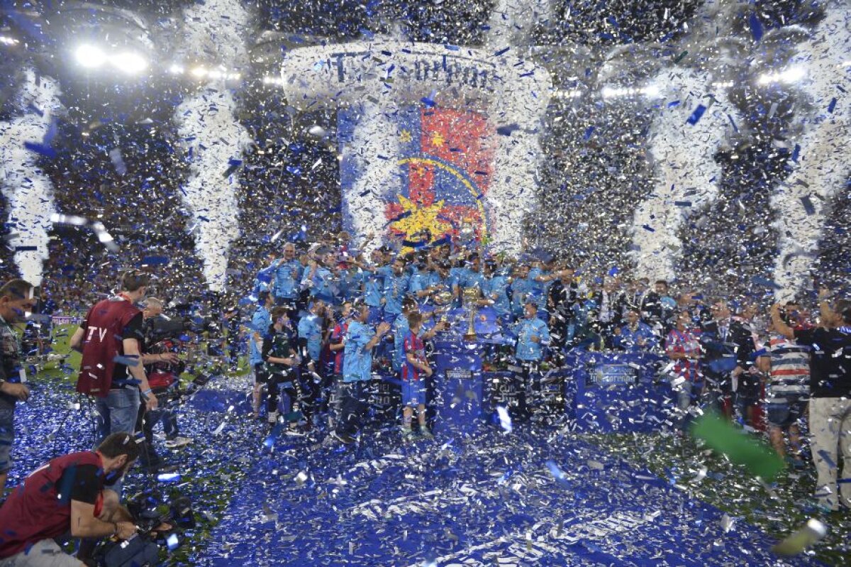 FOTO Să faci ce face Popa! Steaua a cîștigat și Cupa României, după 3-0 cu U Cluj