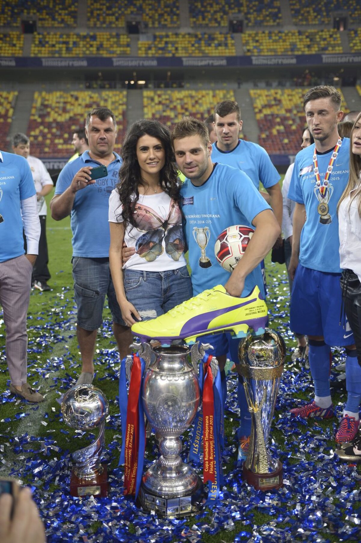 FOTO Să faci ce face Popa! Steaua a cîștigat și Cupa României, după 3-0 cu U Cluj