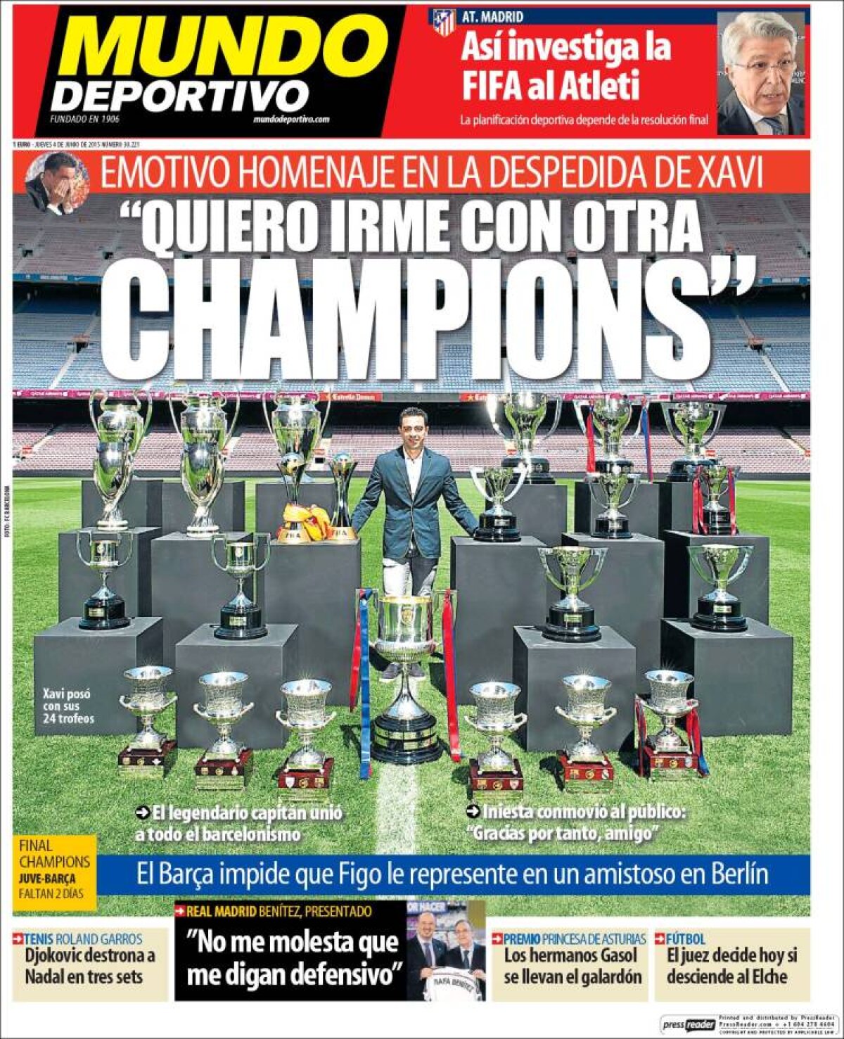 Ce scriu azi ziarele de sport din lume (4 iunie 2015)