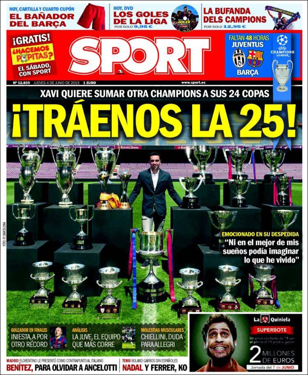 Ce scriu azi ziarele de sport din lume (4 iunie 2015)