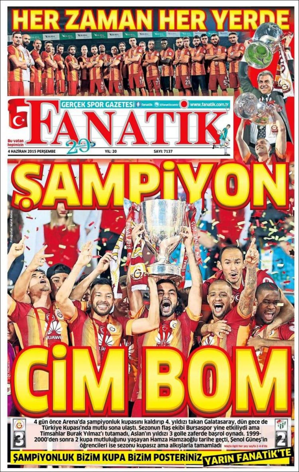 Ce scriu azi ziarele de sport din lume (4 iunie 2015)