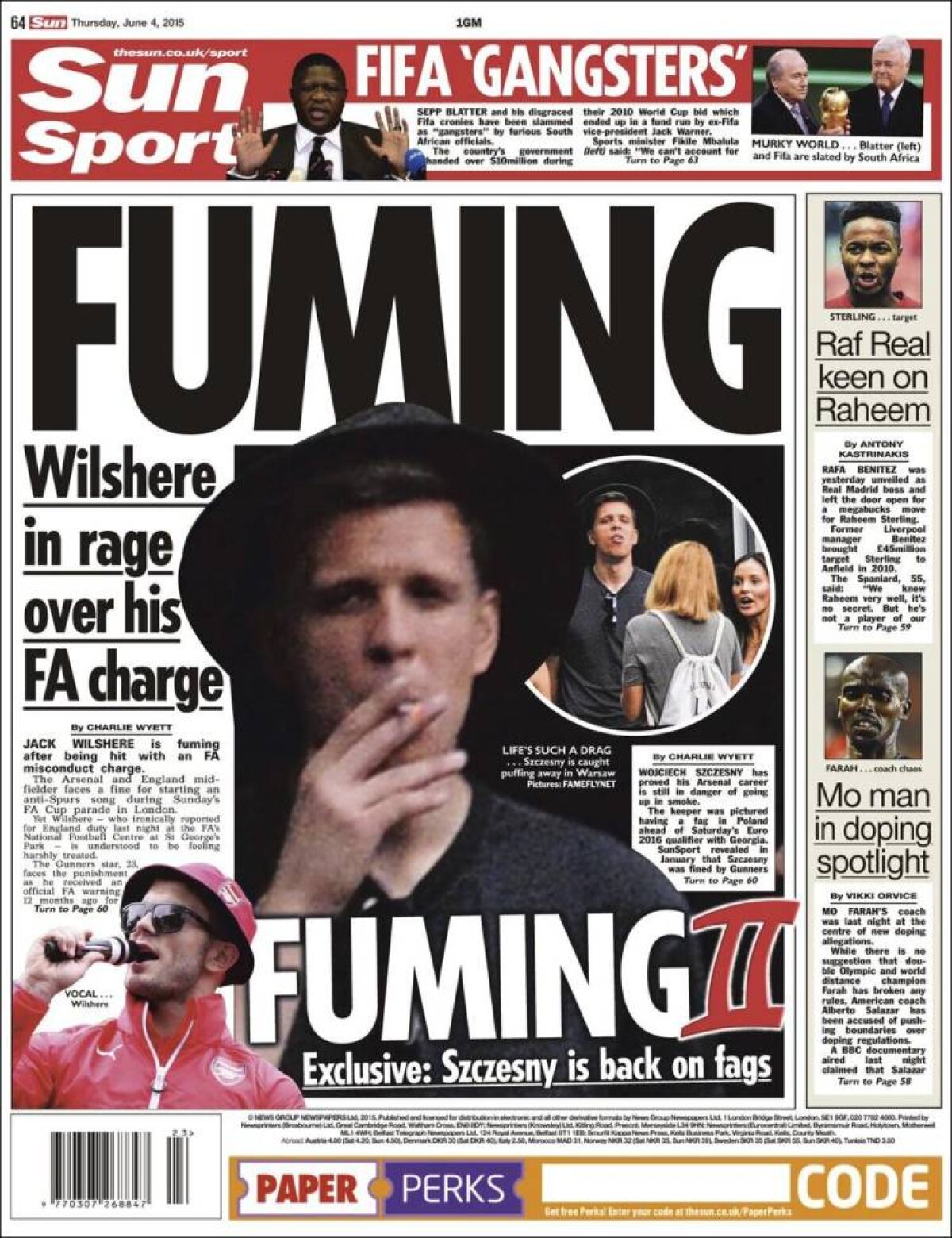 Ce scriu azi ziarele de sport din lume (4 iunie 2015)