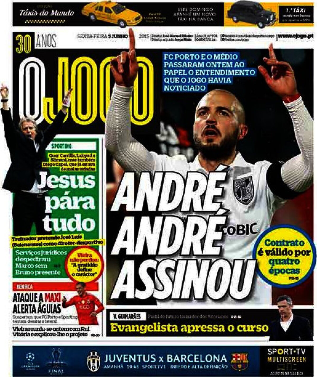 Ce scriu azi ziarele de sport din lume (5 iunie 2015)