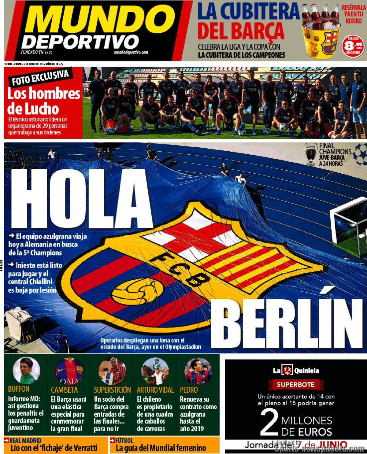 Ce scriu azi ziarele de sport din lume (5 iunie 2015)