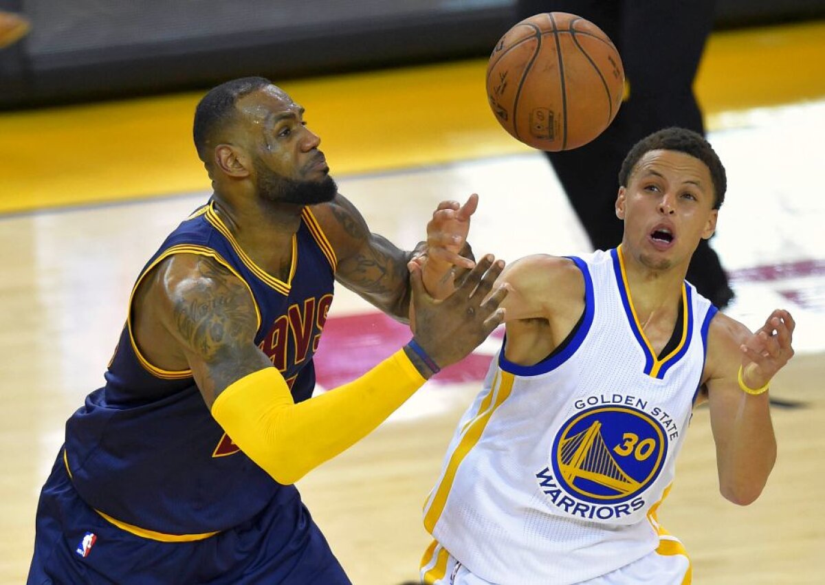 LeBron James a marcat 44 de puncte, dar n-au fost de ajuns » Stephen Curry a fost ”The King”