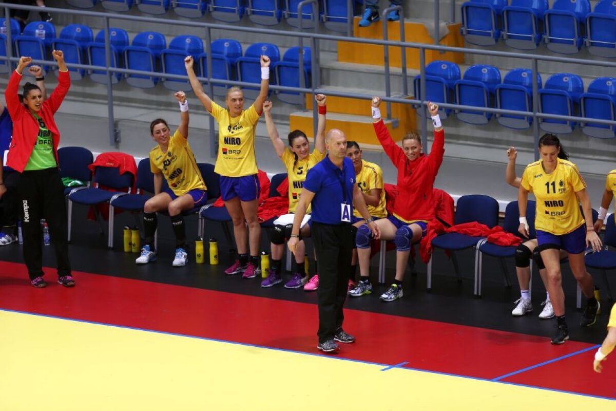 FOTO Cu un pas la Campionatul Mondial » România învinge Serbia, 32-26, în deplasare și e 90% calificată