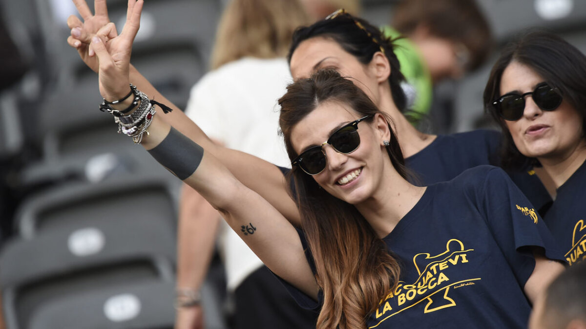 FOTO Spectacol în tribune la finala Ligii! Frumusețile din Italia au venit să-i susțină pe juventini