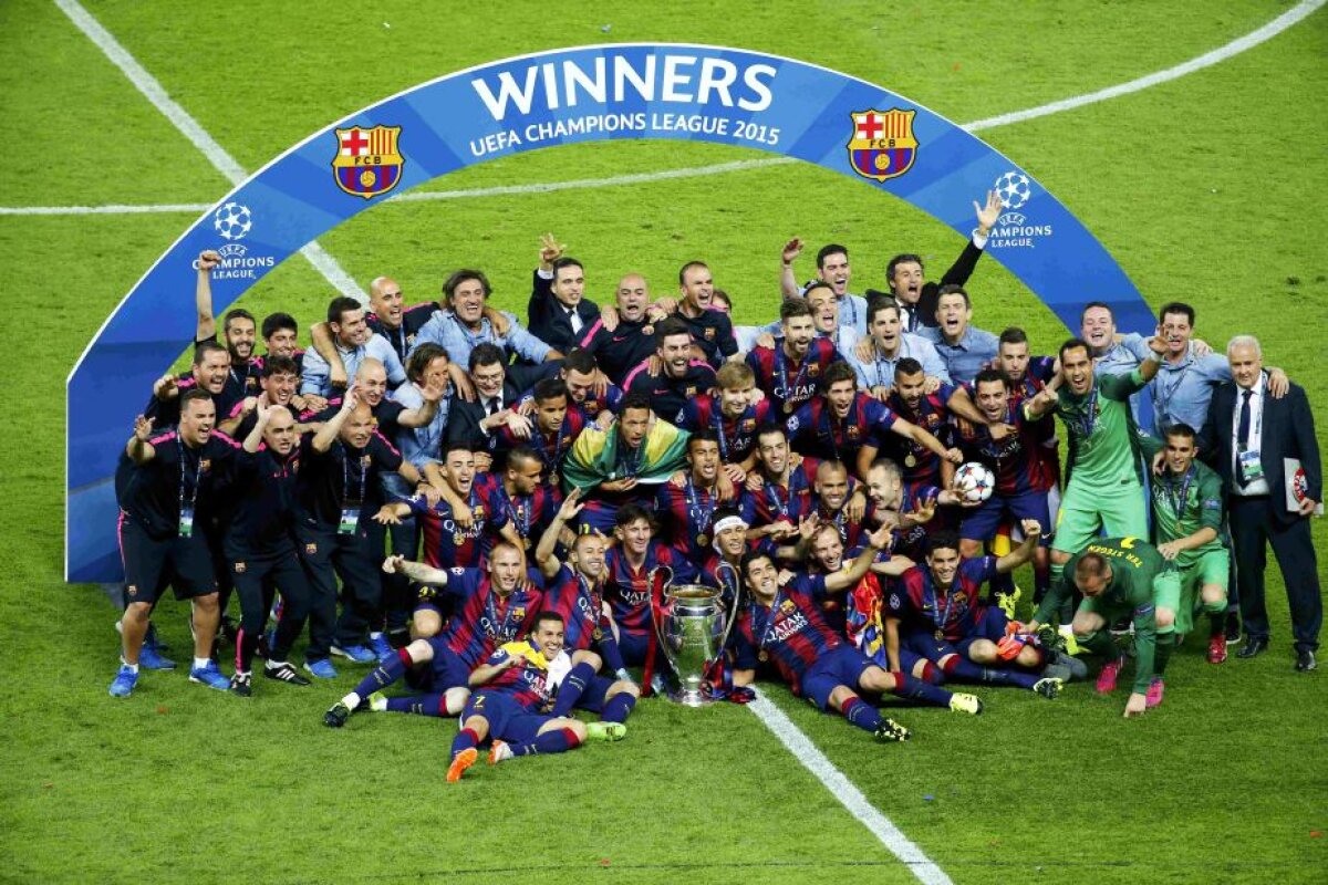 VIDEO + FOTO "Una manita" pentru Barcelona » Catalanii trec de Juventus, scor 3-1, şi cîştigă finala Ligii Campionilor pentru a 5-a oară