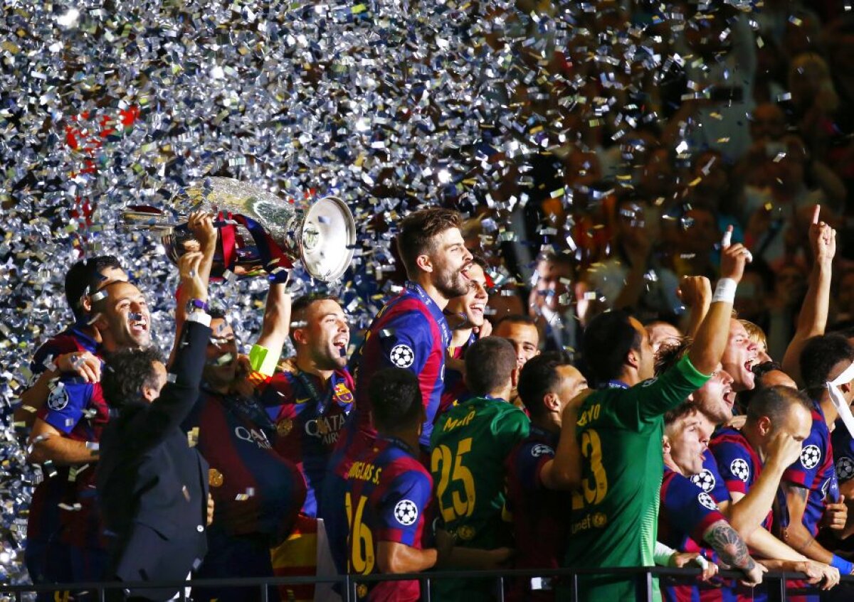 VIDEO + FOTO "Una manita" pentru Barcelona » Catalanii trec de Juventus, scor 3-1, şi cîştigă finala Ligii Campionilor pentru a 5-a oară