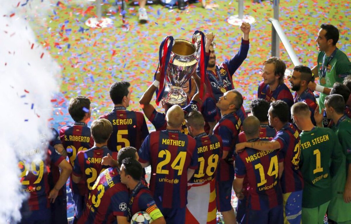 VIDEO + FOTO "Una manita" pentru Barcelona » Catalanii trec de Juventus, scor 3-1, şi cîştigă finala Ligii Campionilor pentru a 5-a oară