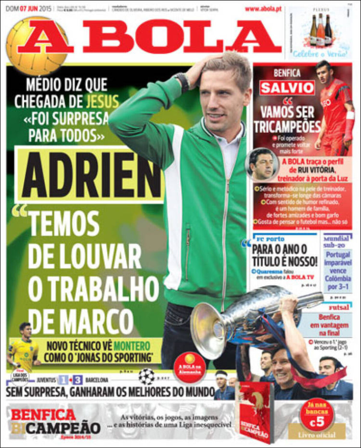 Ce scriu azi ziarele de sport din lume (7 iunie 2015)