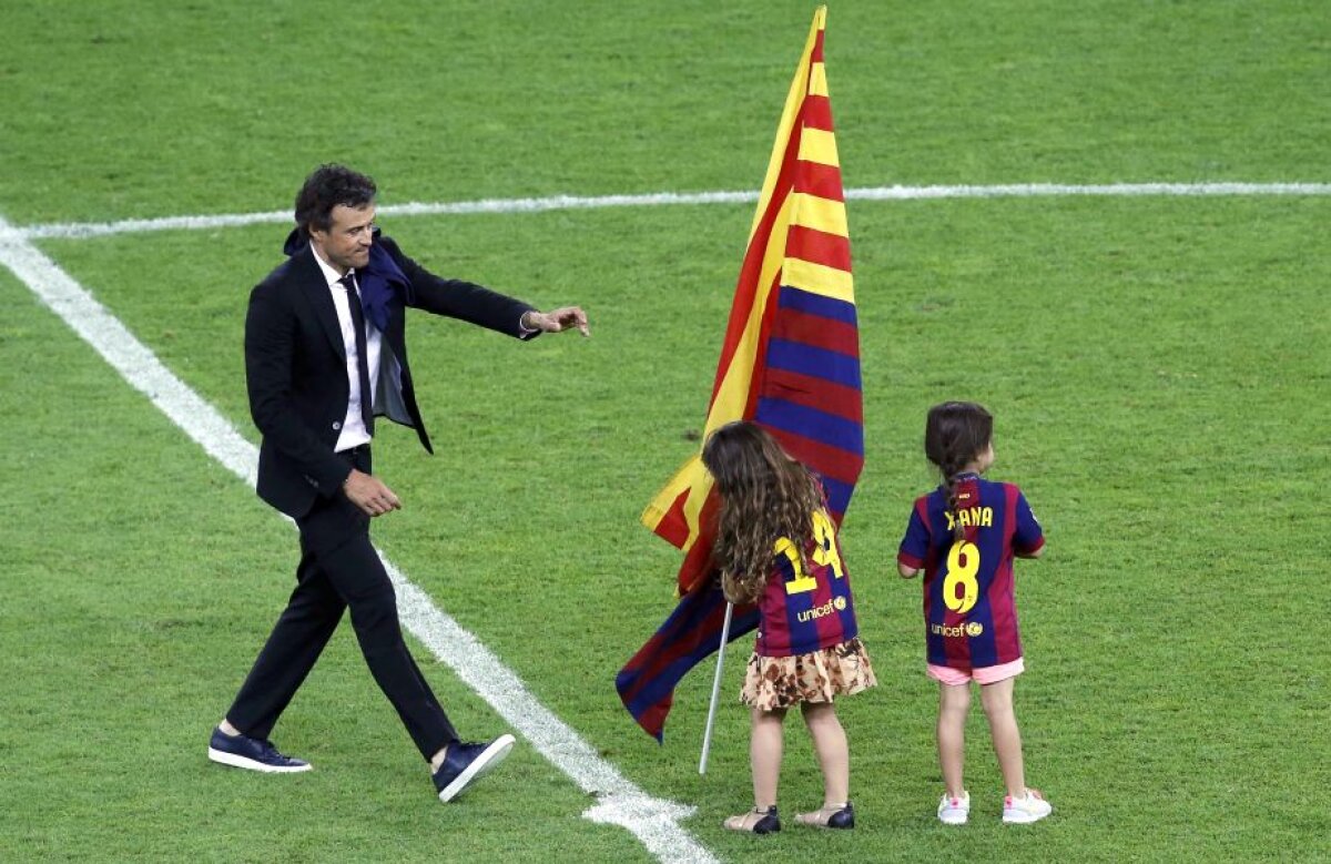 GALERIE FOTO » Astea-s cele mai tari imagini de la sărbătoarea Barcelonei! Mici, dar determinați :)