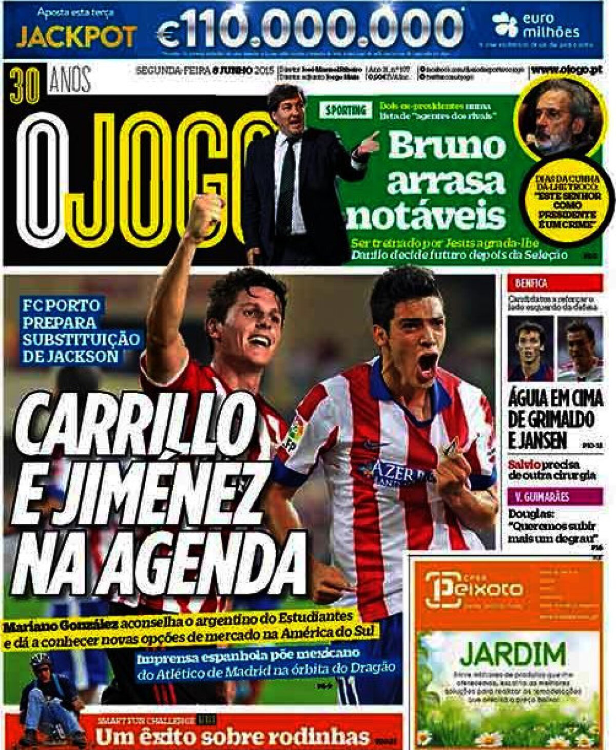 Ce scriu azi ziarele de sport din lume (8 iunie 2015)