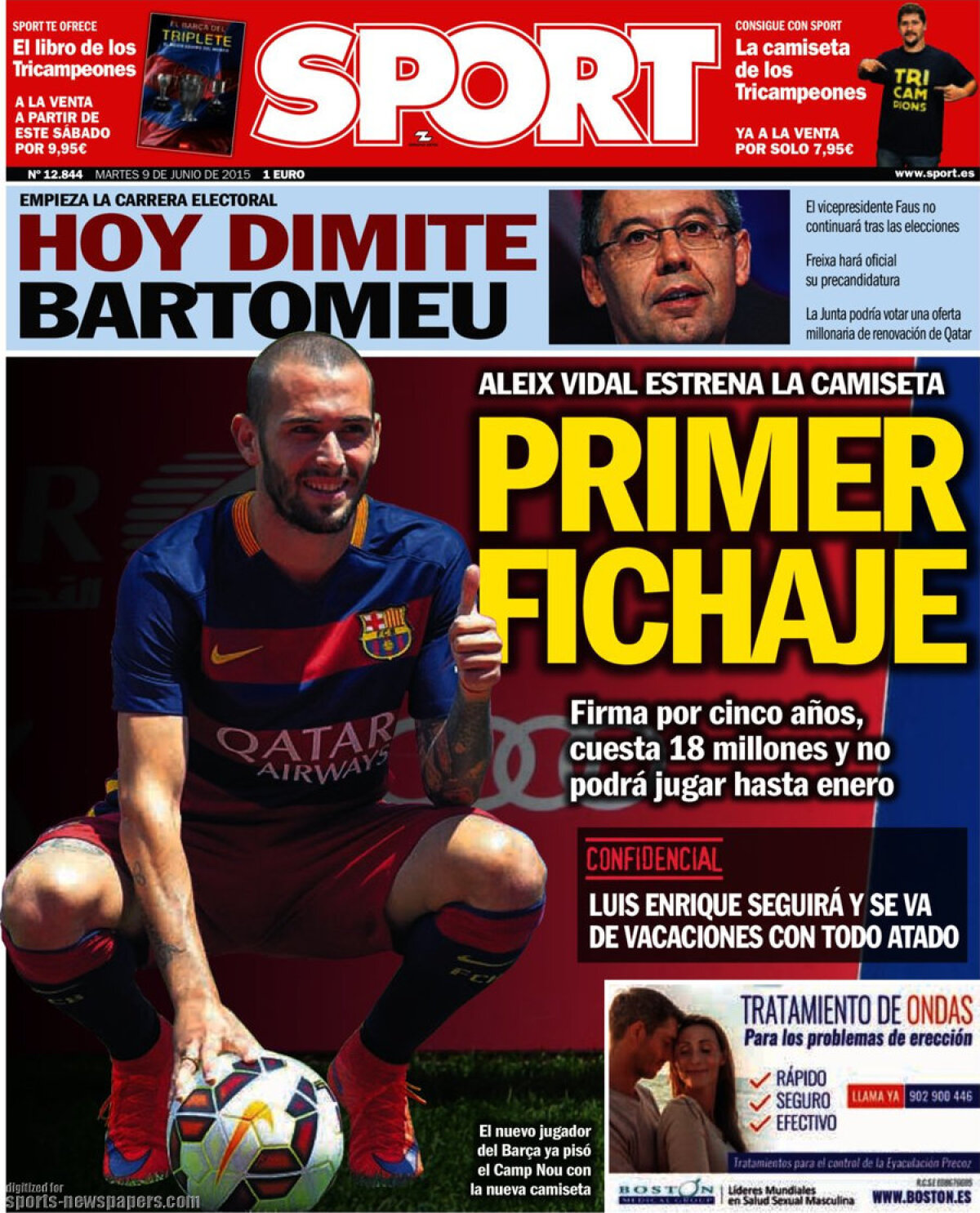 Ce scriu azi ziarele de sport din lume (9 iunie 2015)