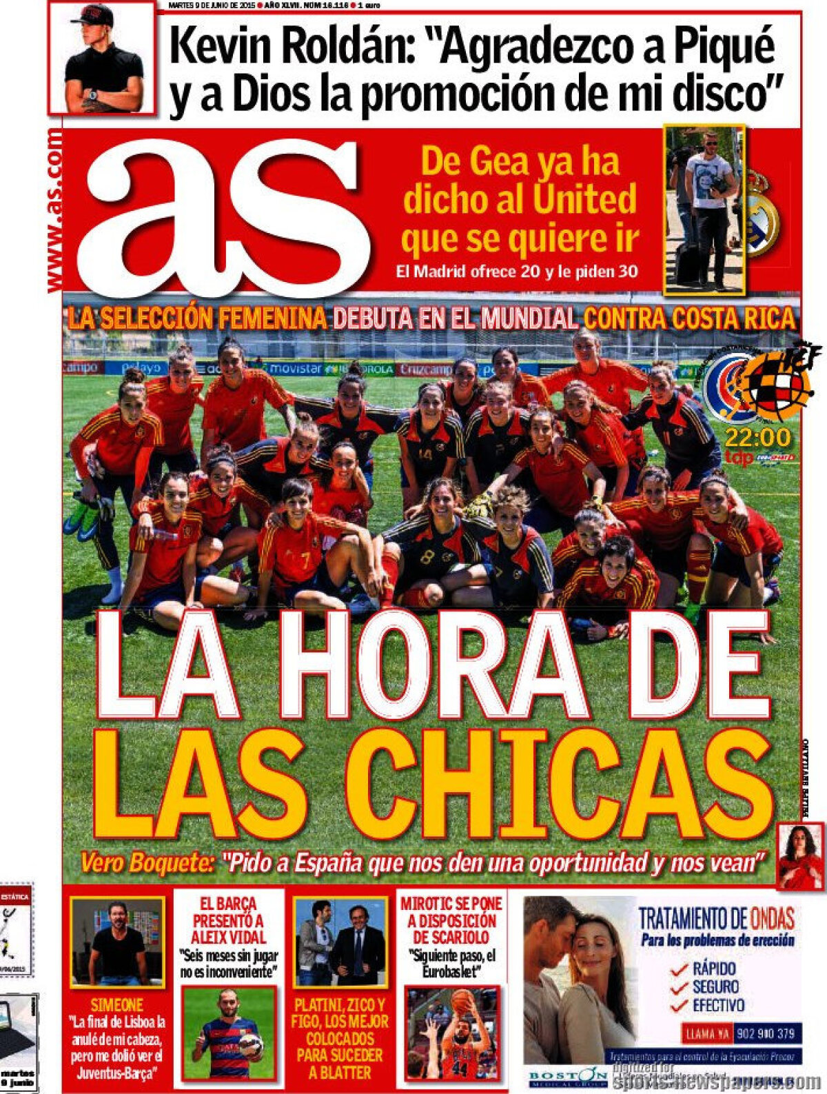 Ce scriu azi ziarele de sport din lume (9 iunie 2015)