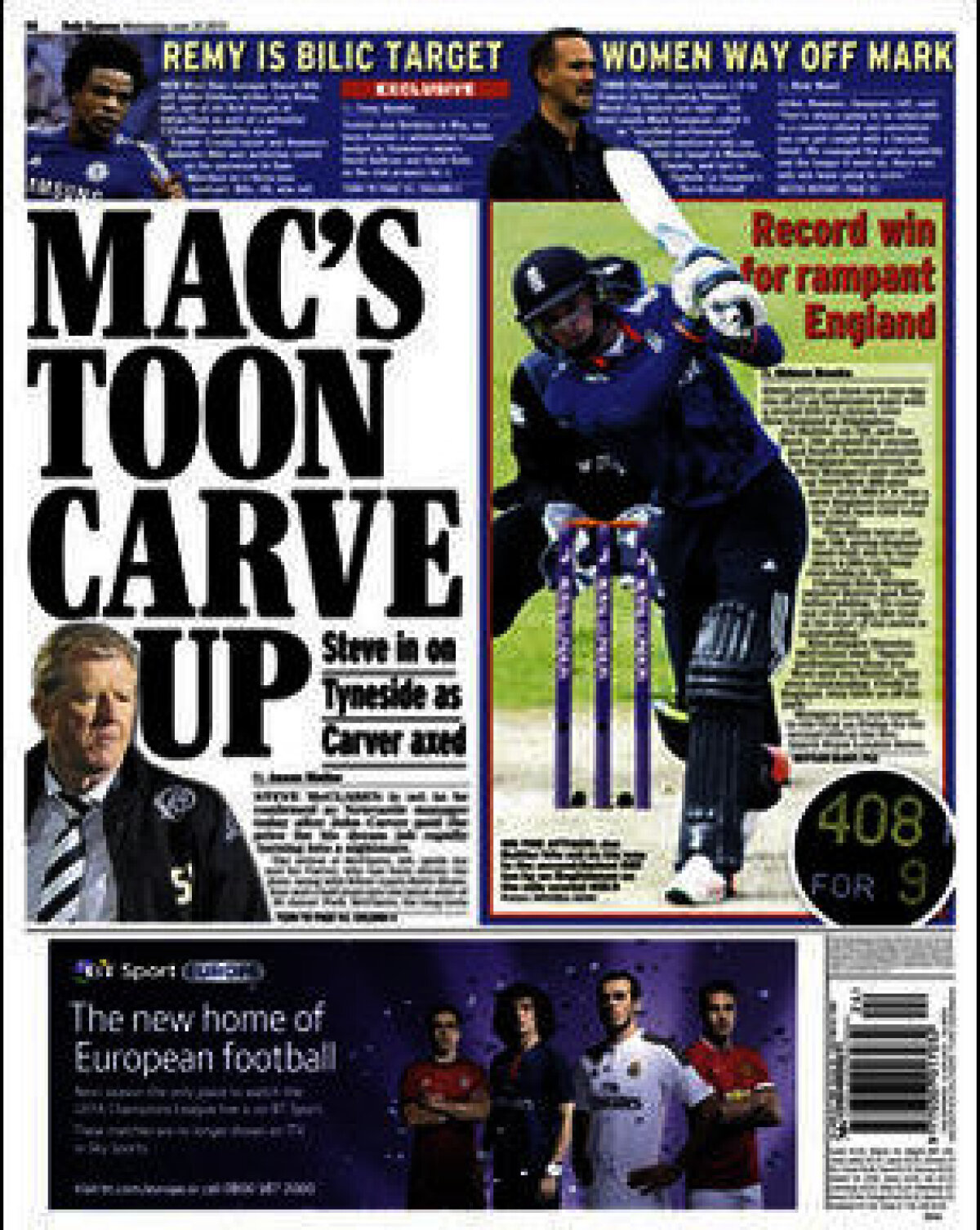 Ce scriu azi ziarele de sport din lume (10 iunie 2015)