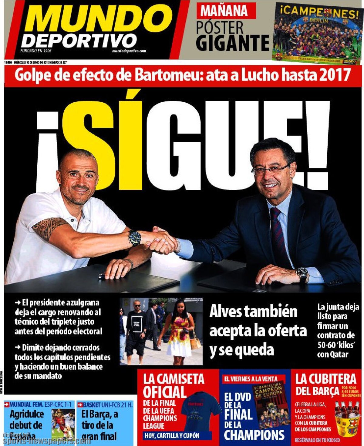 Ce scriu azi ziarele de sport din lume (10 iunie 2015)