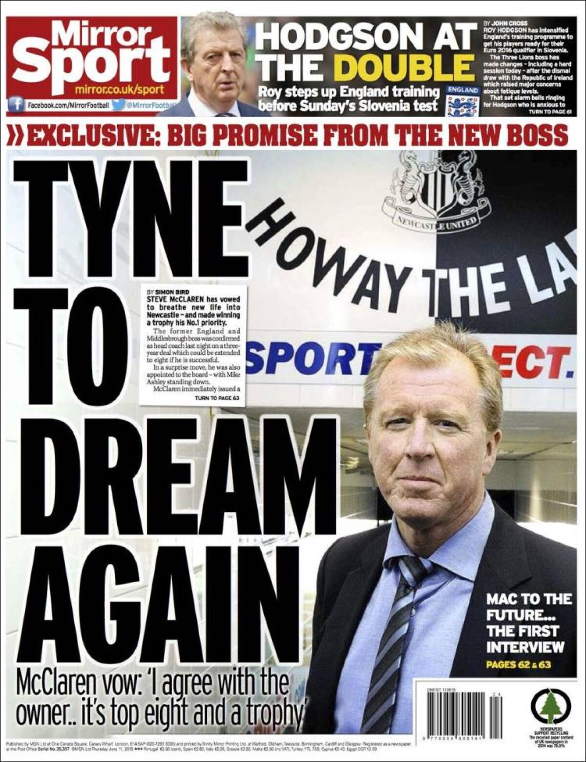 Ce scriu azi ziarele de sport din lume (11 iunie 2015)