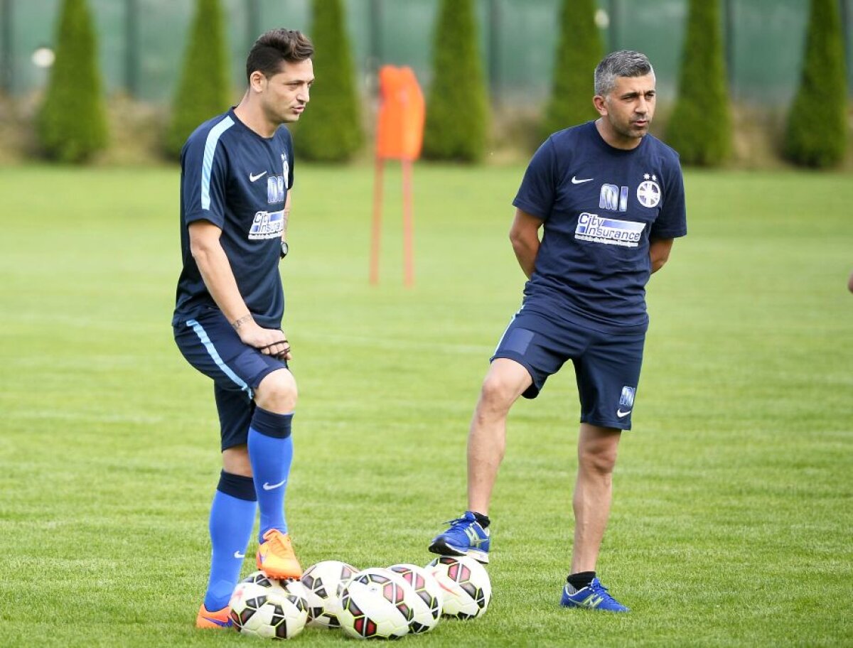 GALERIE FOTO Ziua a treia la Săcele » Primele emoţii pentru Rădoi: un stelist a ieșit accidentat din antrenament