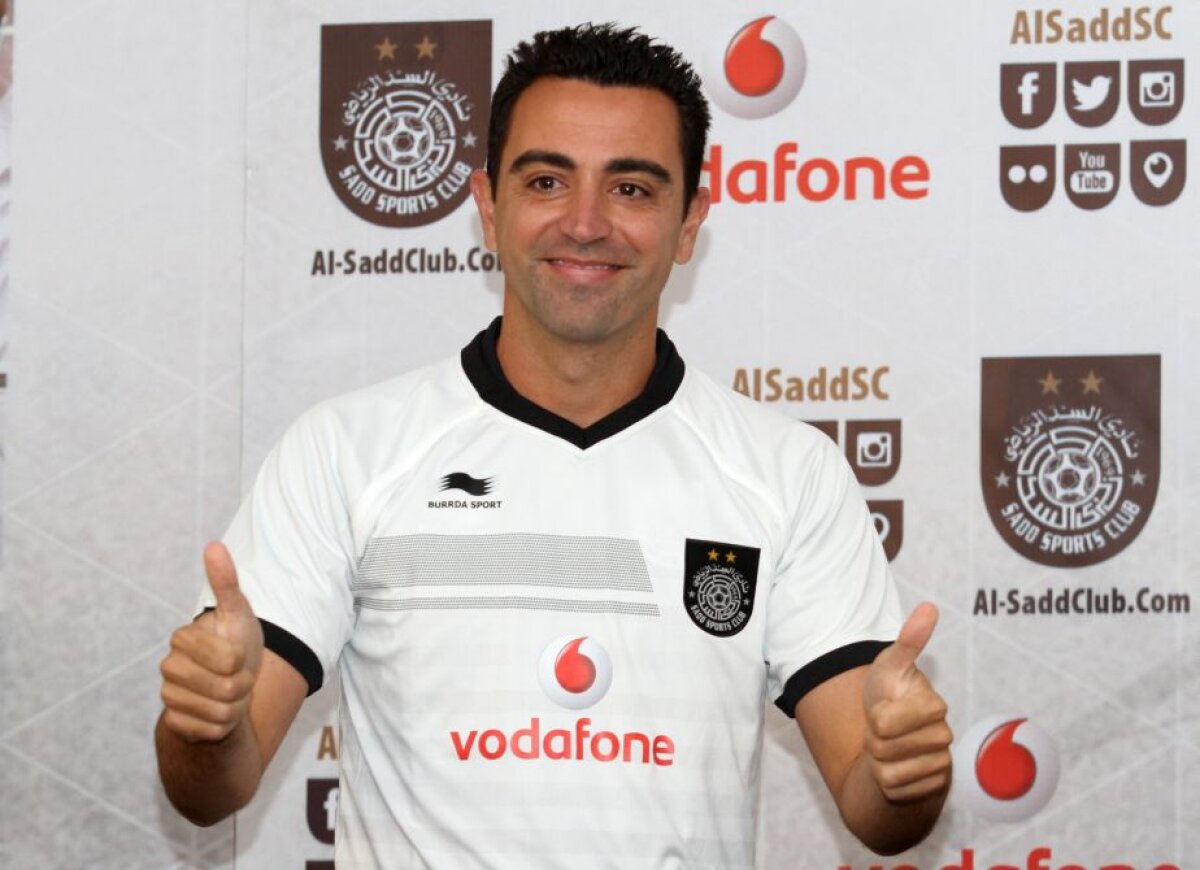 VIDEO + FOTO Primele imagini cu Xavi în Qatar » Primire de gală pentru campionul Europei