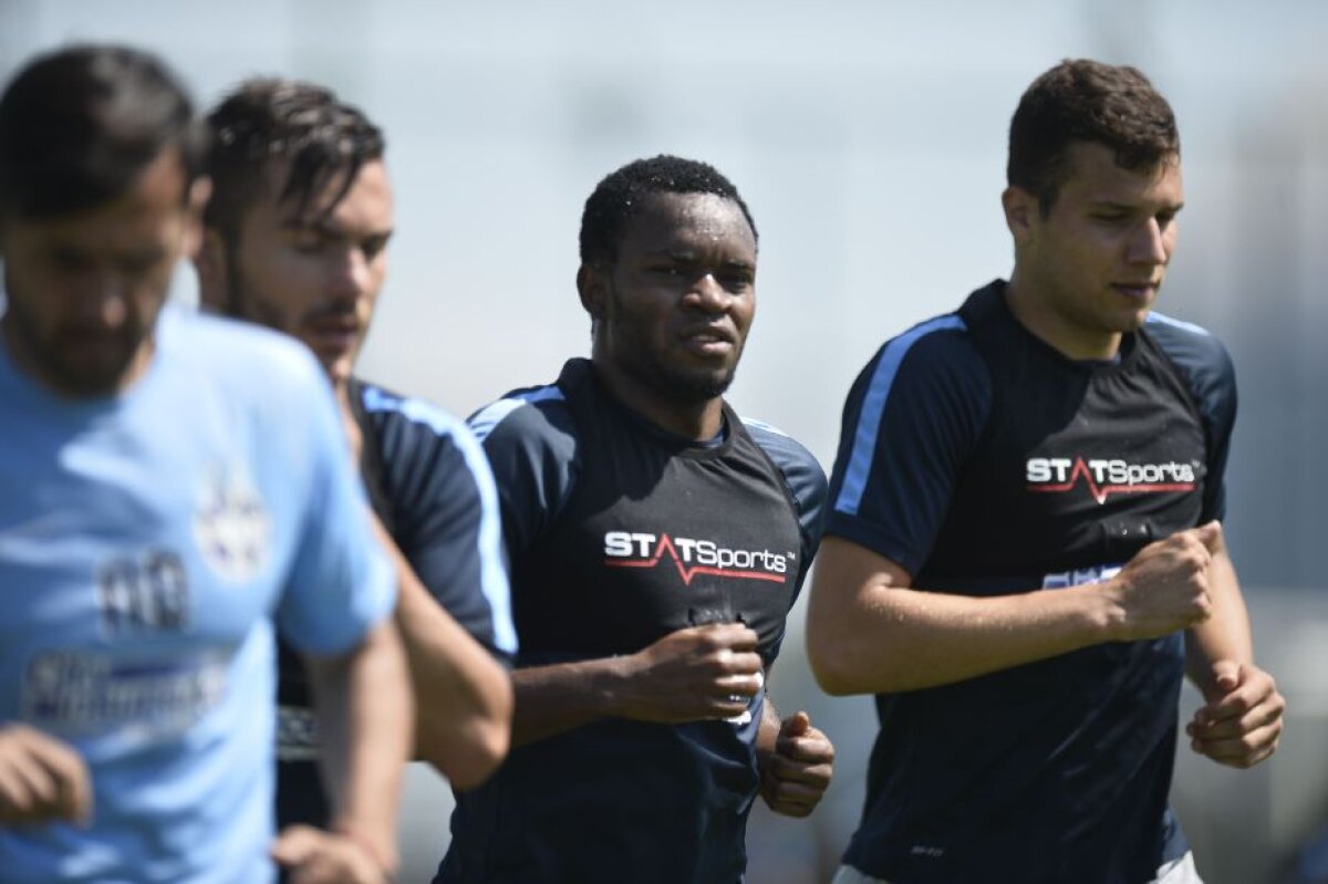 GALERIE FOTO EXCLUSIV Primul antrenament al lui Alcenat sub comanda lui Rădoi » Fundașul i-a impresionat pe cei din staff