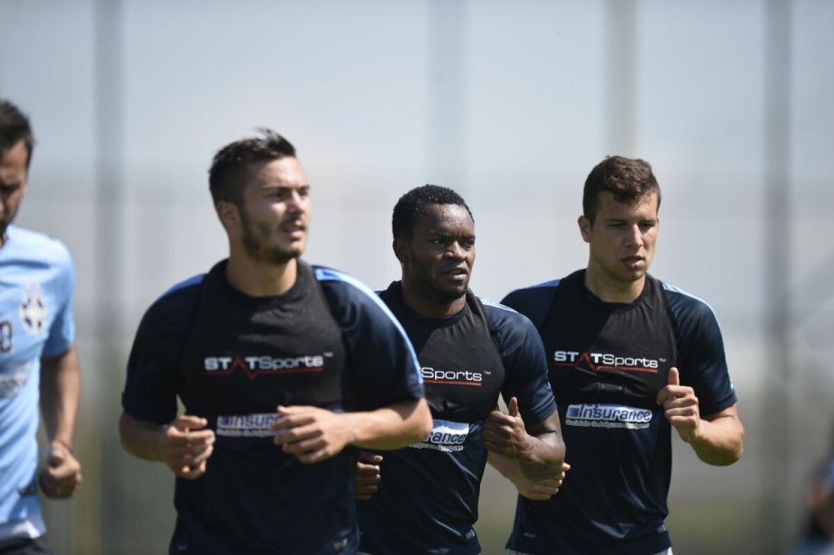 GALERIE FOTO EXCLUSIV Primul antrenament al lui Alcenat sub comanda lui Rădoi » Fundașul i-a impresionat pe cei din staff