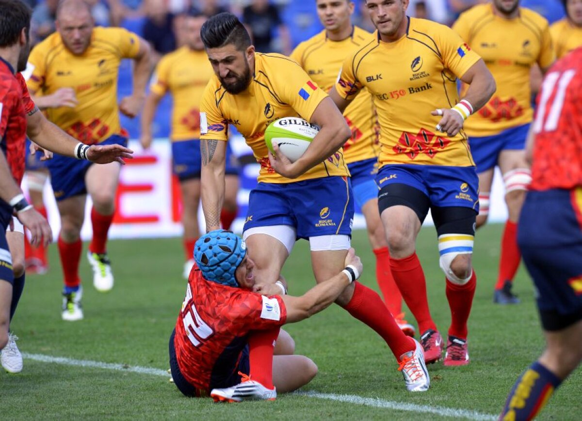 GALERIE FOTO România a început cu dreptul turneul World Rugby Nations Cup şi a învins Spania, scor 35-9