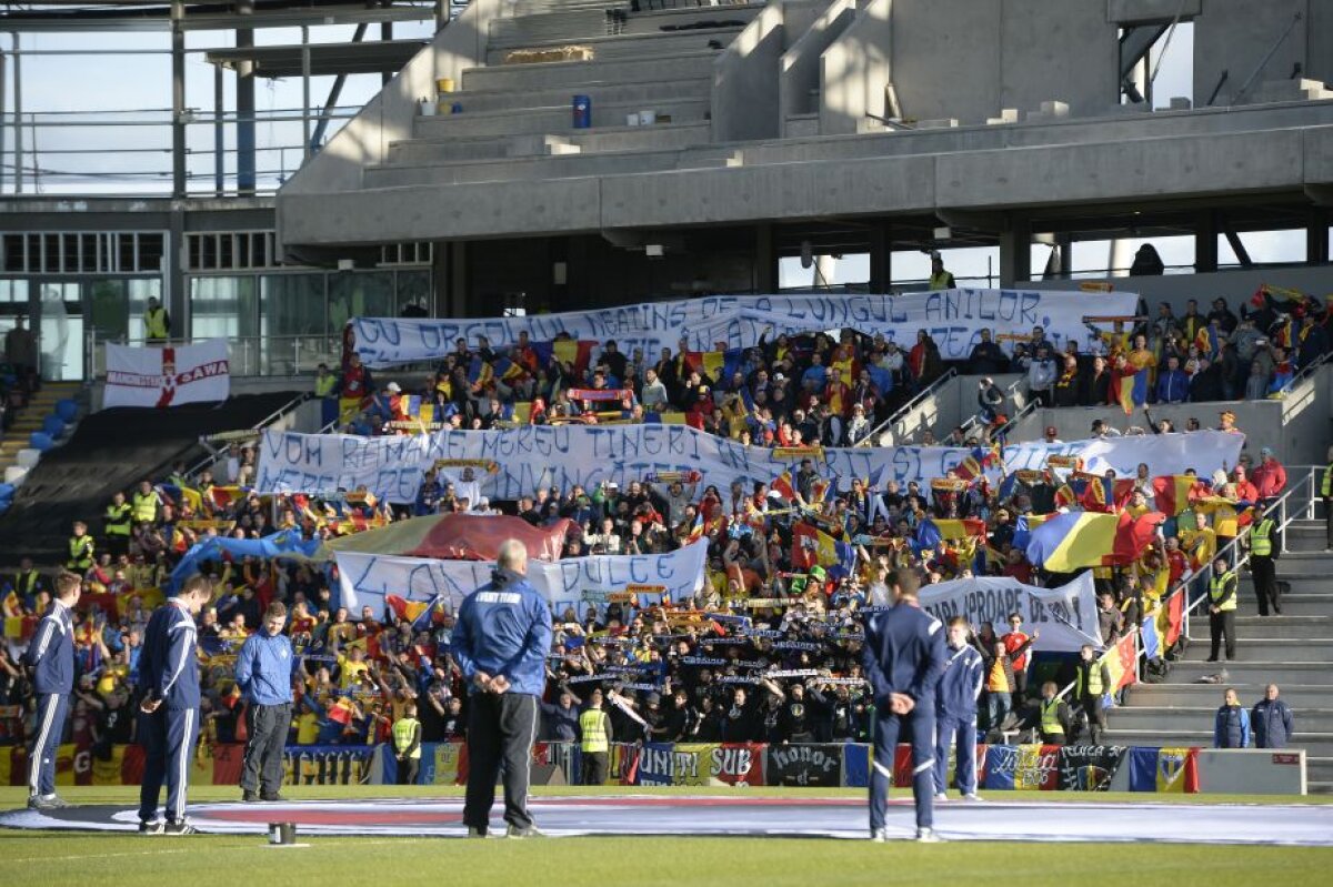 FOTO Pacea dinaintea furtunii » "Romanians are coming" înaintea partidei
