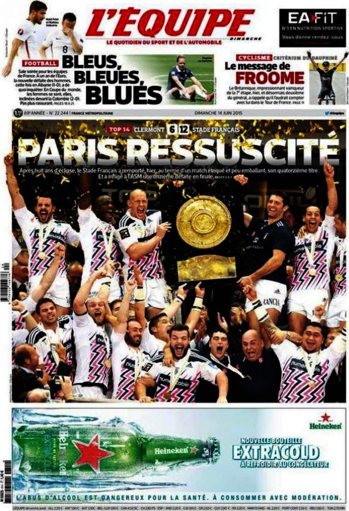 Ce scriu azi ziarele de sport din lume (14 iunie 2015)