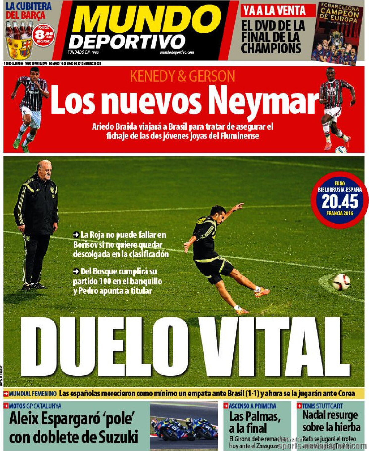 Ce scriu azi ziarele de sport din lume (14 iunie 2015)