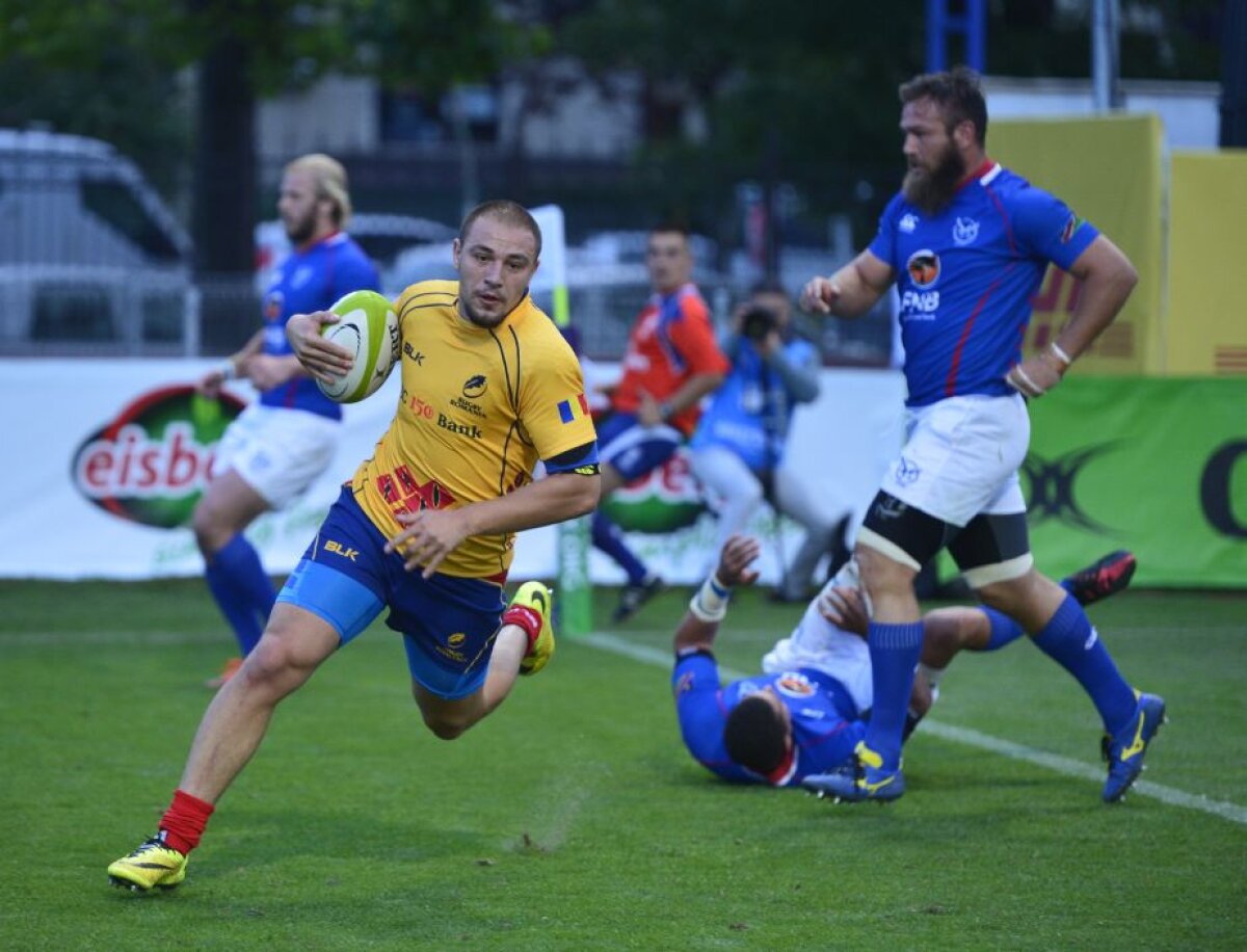 FOTO Instrucţie cu africanii! România a demolat Namibia în al doilea meci de la Rugby World Nations Cup