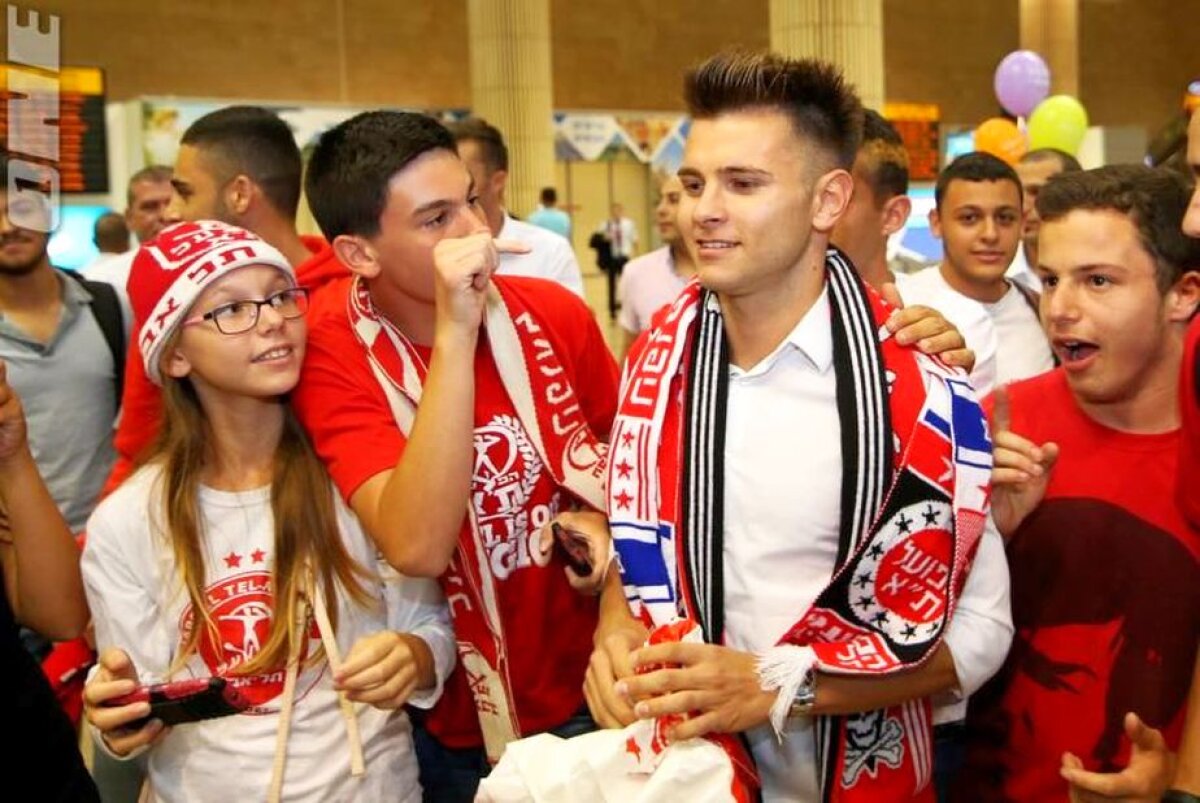 FOTO Pintilii și Bumba, primiți ca niște campioni de fanii lui Hapoel Tel Aviv