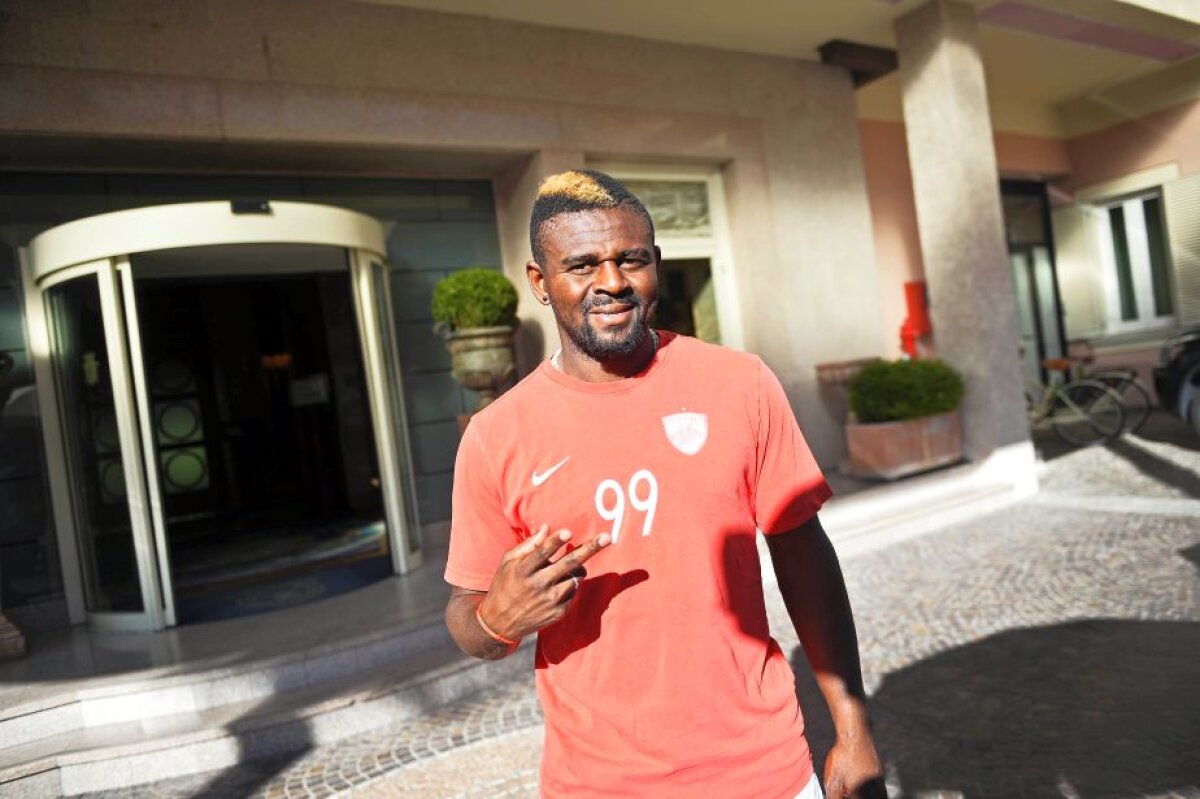 GALERIE FOTO EXCLUSIV Primele imagini cu Feussi în tricoul lui Dinamo