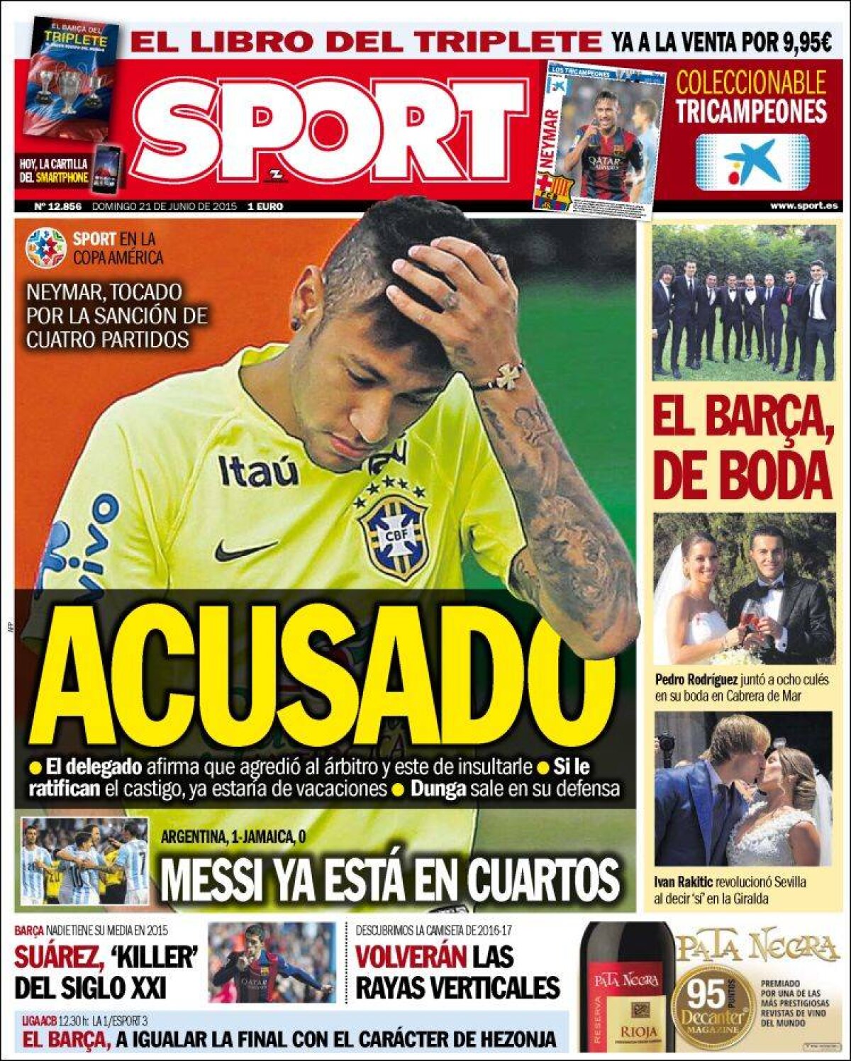 Ce scriu azi ziarele de sport din lume (21 iunie 2015)