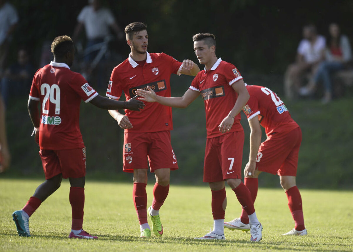 FOTO Dinamo a făcut spectacol în al doilea amical al verii! "Cîinii" s-au impus clar, scor 7-0