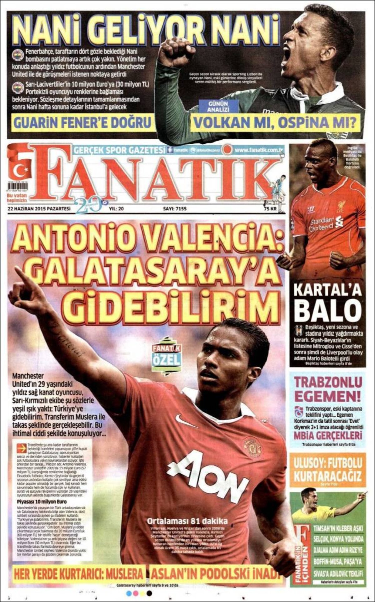 Ce scriu azi ziarele de sport din lume (22 iunie 2015)