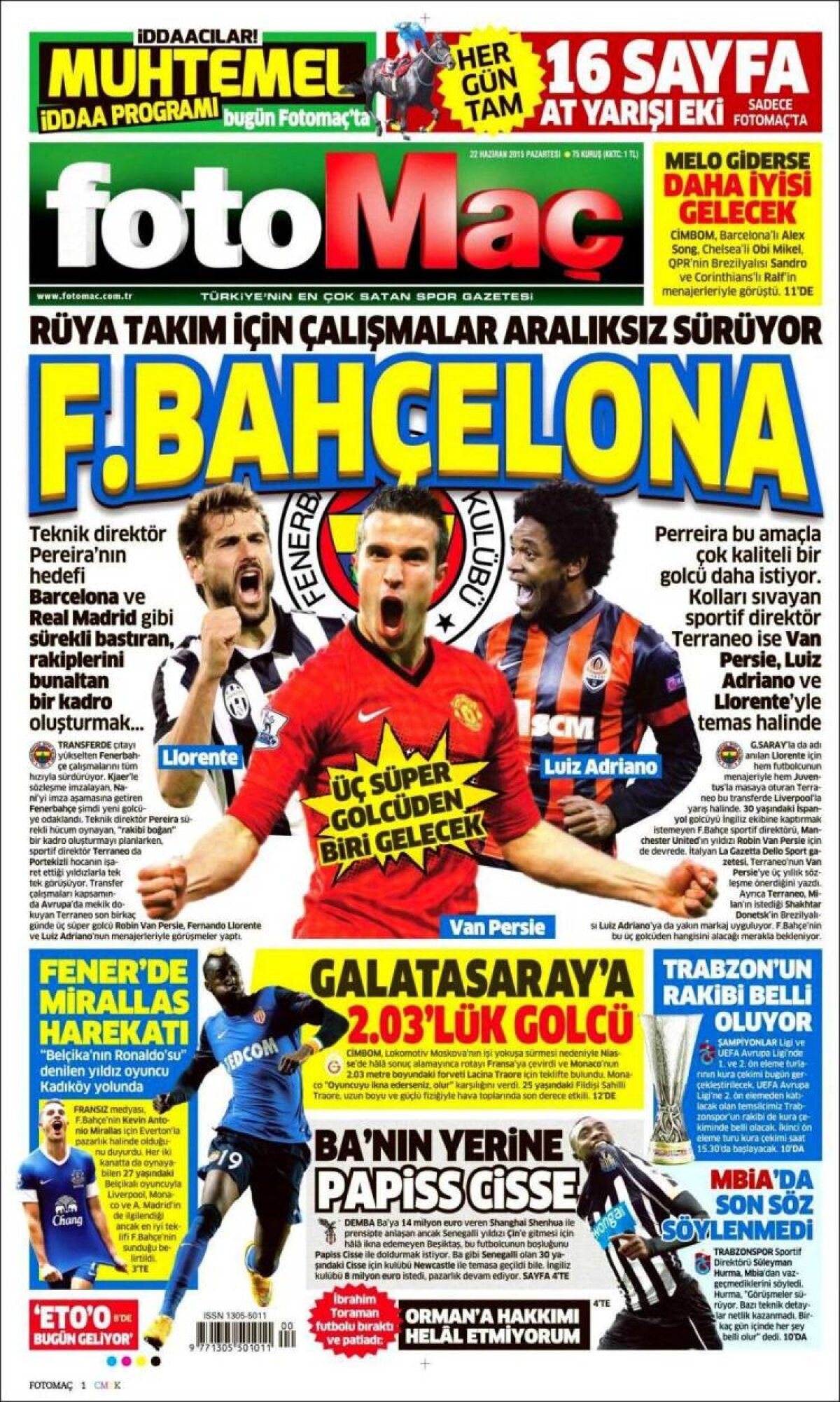 Ce scriu azi ziarele de sport din lume (22 iunie 2015)