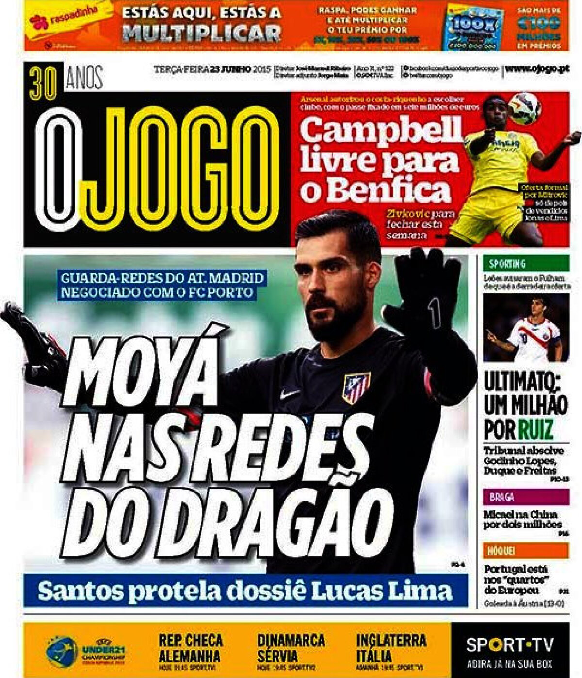 Ce scriu azi ziarele de sport din lume (23 iunie 2015)