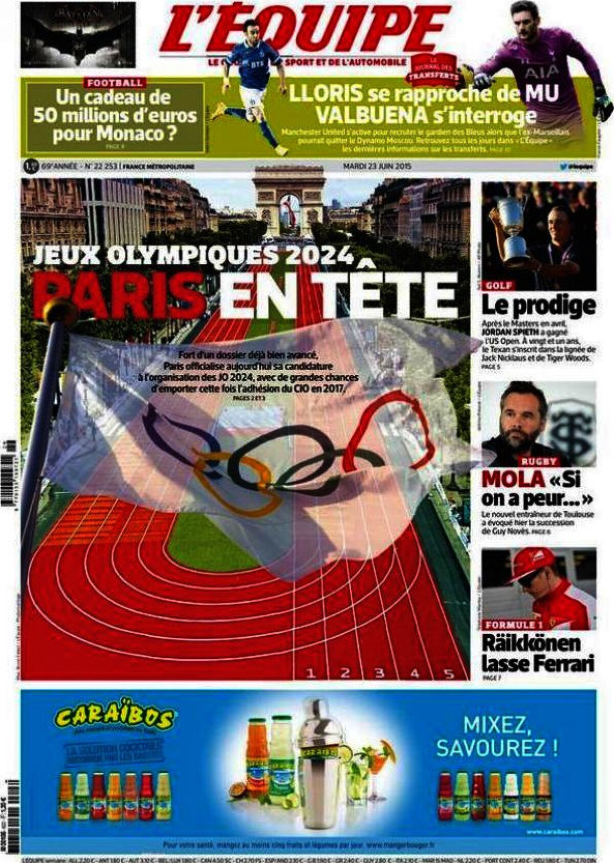 Ce scriu azi ziarele de sport din lume (23 iunie 2015)