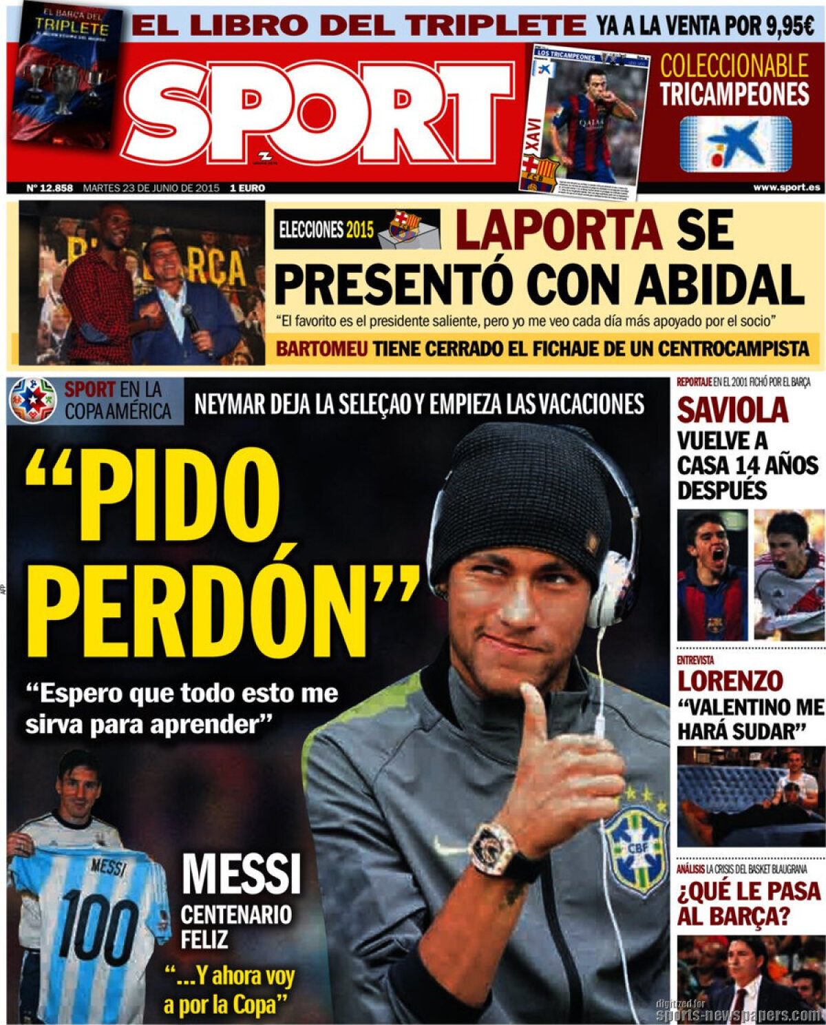 Ce scriu azi ziarele de sport din lume (23 iunie 2015)