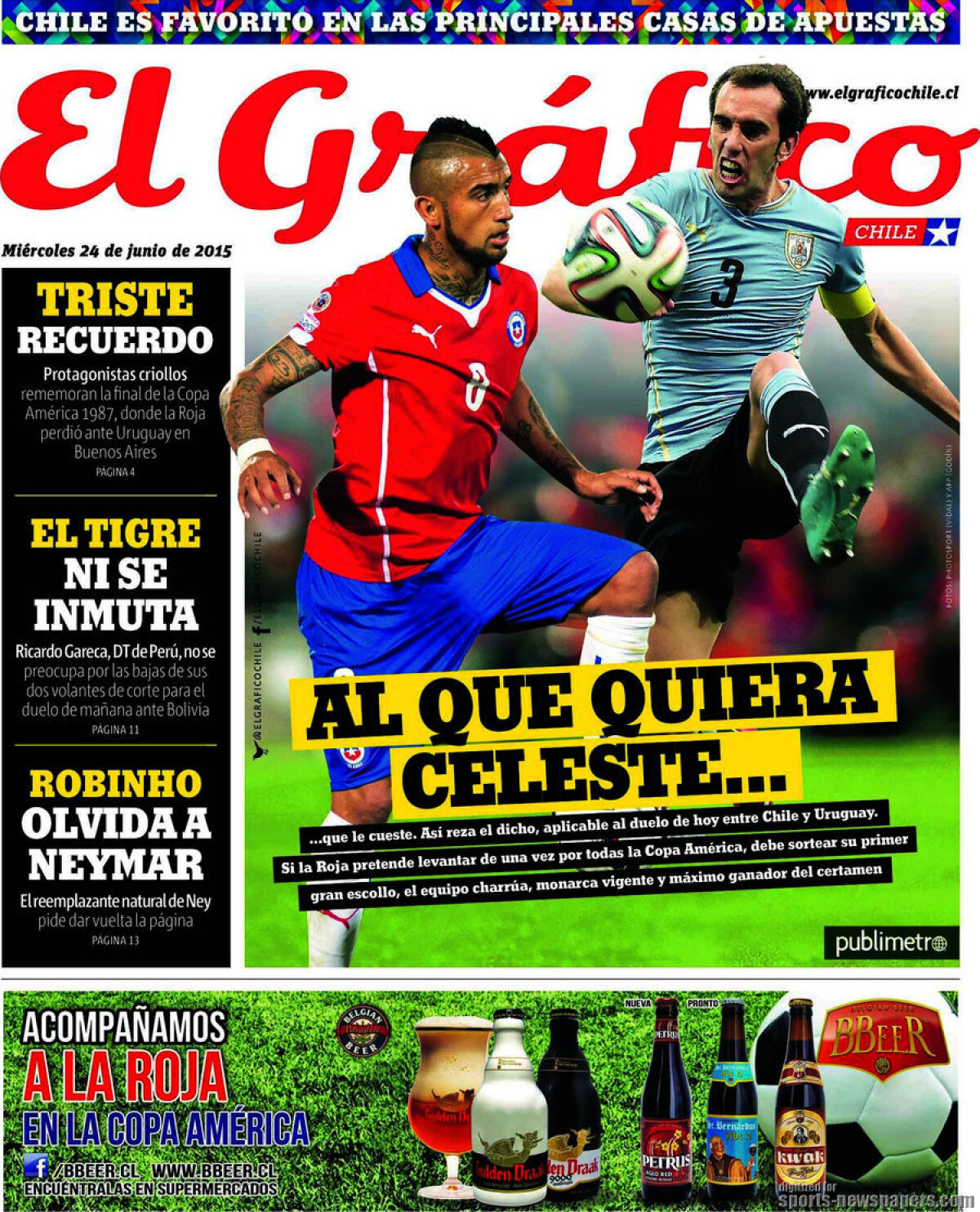 Ce scriu azi ziarele de sport din lume (24 iunie 2015)