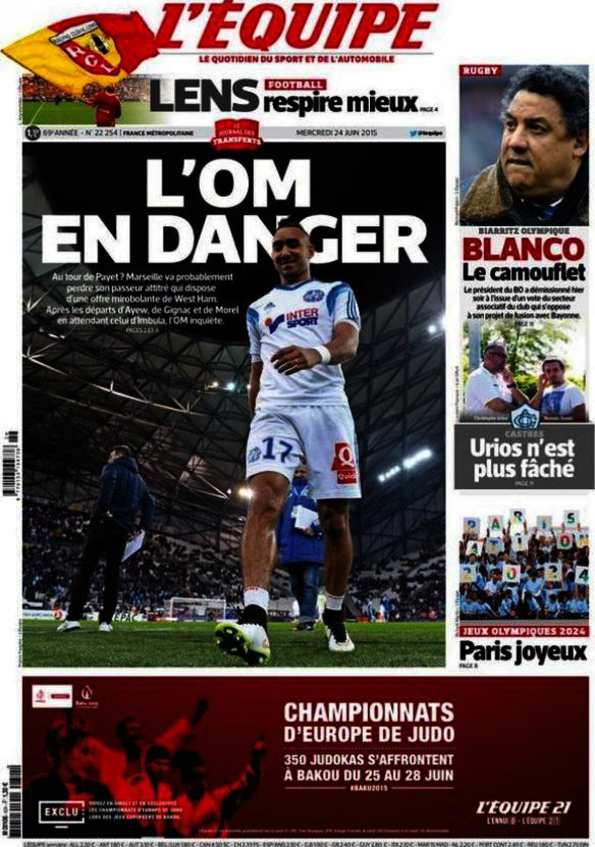 Ce scriu azi ziarele de sport din lume (24 iunie 2015)