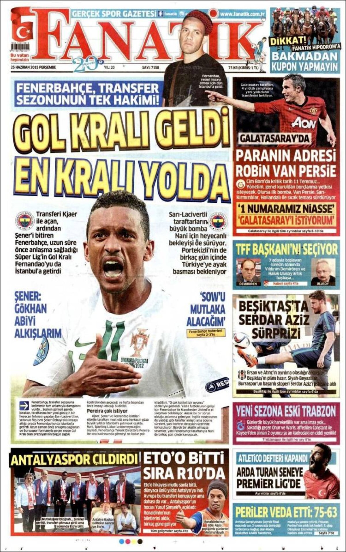 Ce scriu azi ziarele de sport din lume (25 iunie 2015)