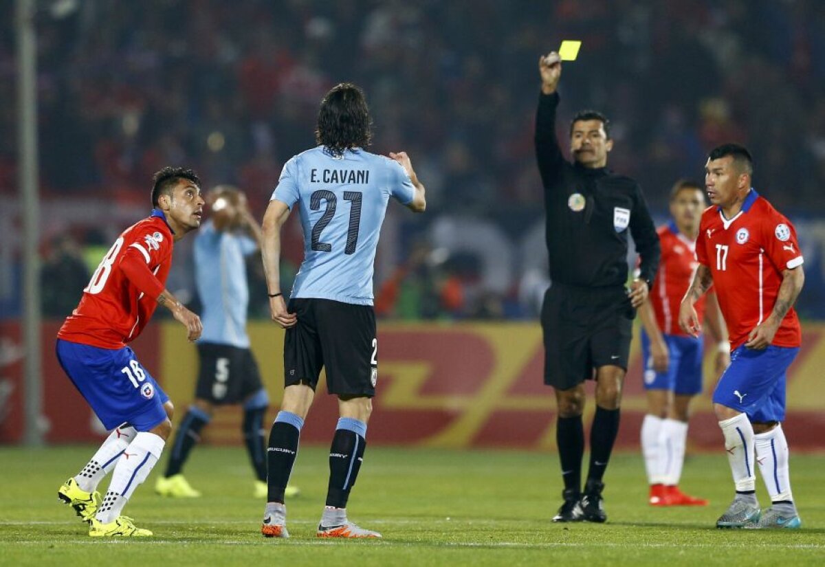 VIDEO și FOTO Chile, prima semifinalistă la Copa America, după 1-0 cu Uruguay » Cavani a văzut roșu după ce a fost provocat cu un gest incredibil 