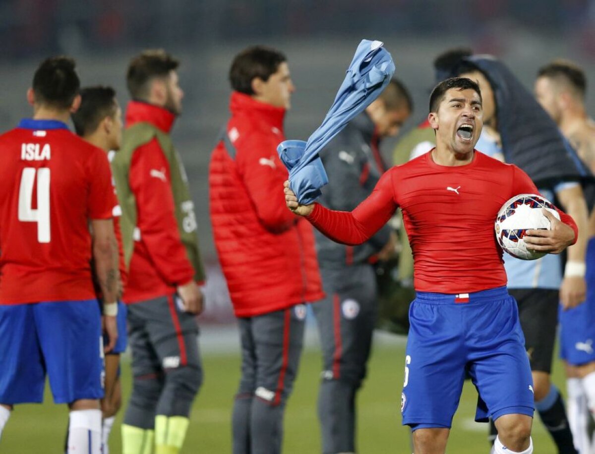 VIDEO și FOTO Chile, prima semifinalistă la Copa America, după 1-0 cu Uruguay » Cavani a văzut roșu după ce a fost provocat cu un gest incredibil 